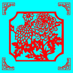 菊花剪纸