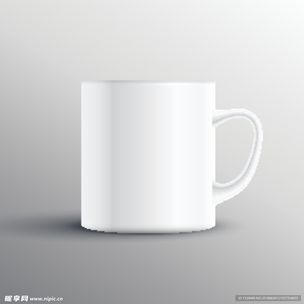 空白杯子展示