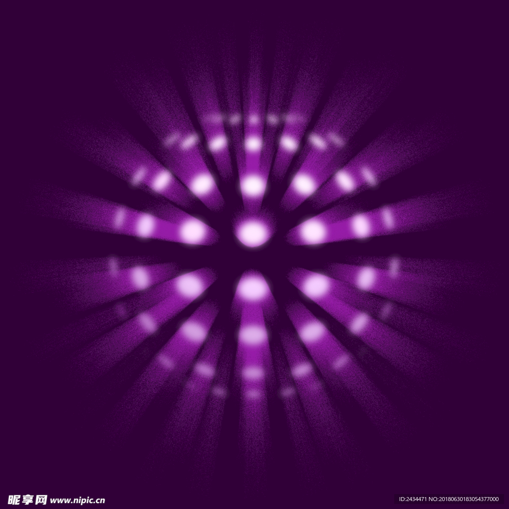 紫球燈