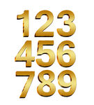 金色数字