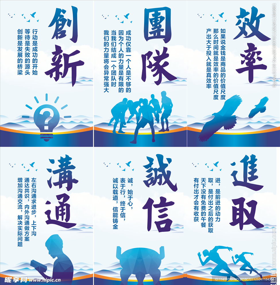 创新团队效率沟通诚信进取