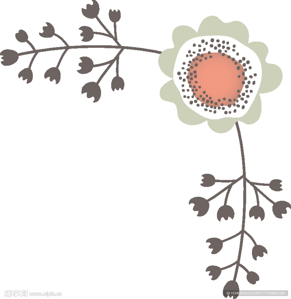 手绘花边框