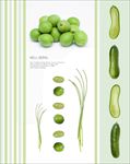 牛油果黄瓜蒜苔果蔬图片下载