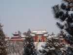 寺庙雪景