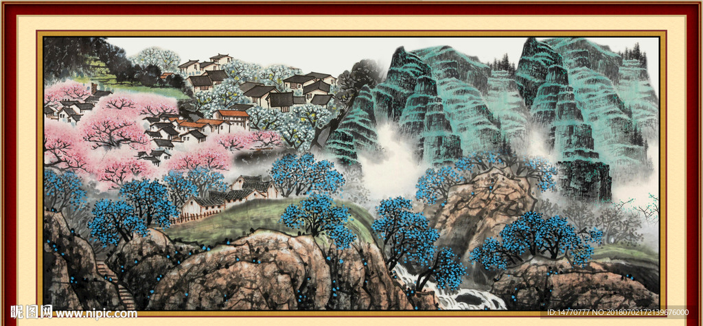 山水国画