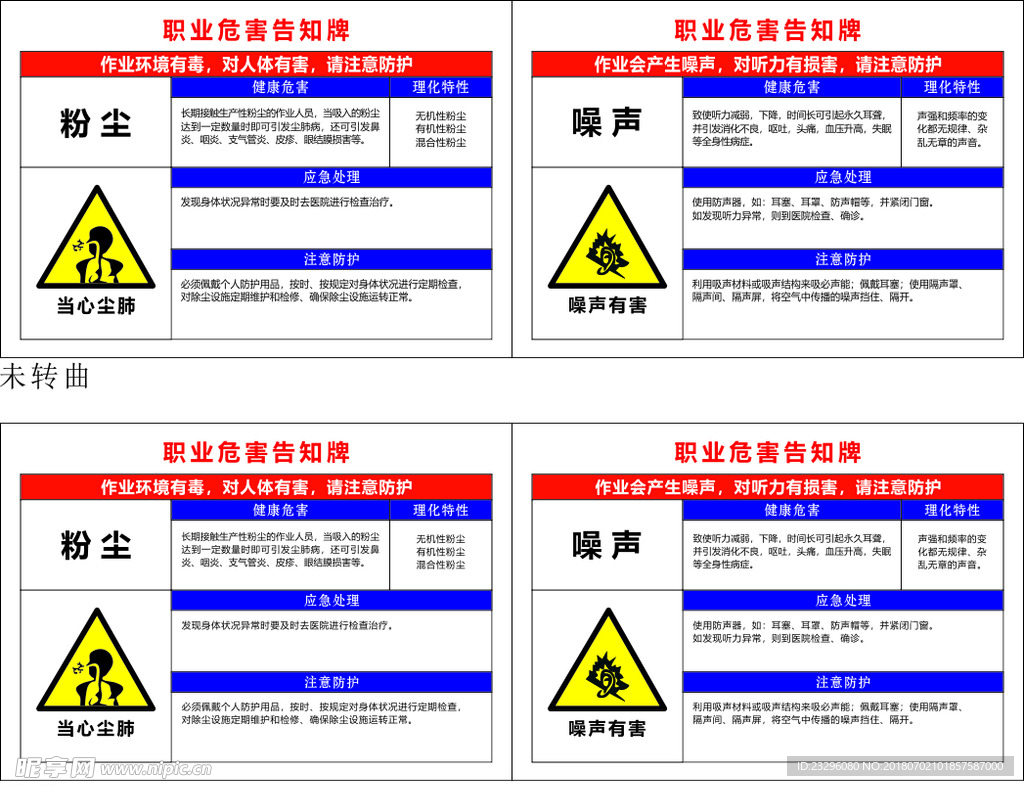 职业危害告知牌
