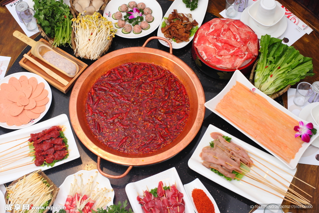 火锅 鸳鸯锅 重庆火锅 四川火