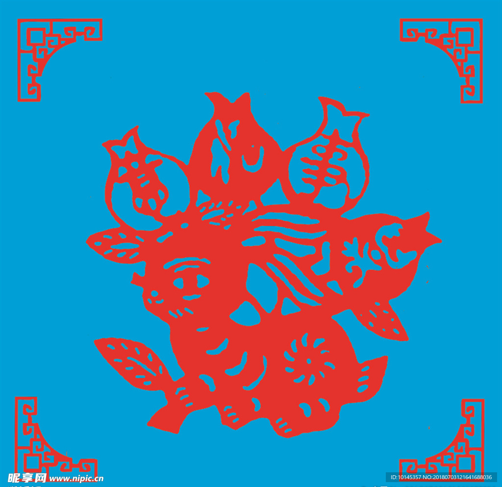 兔子剪纸