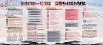 党建中国风乡村振兴战略展板