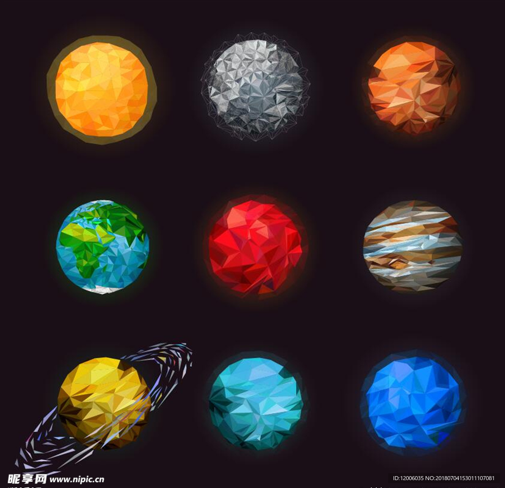各种太阳系恒星