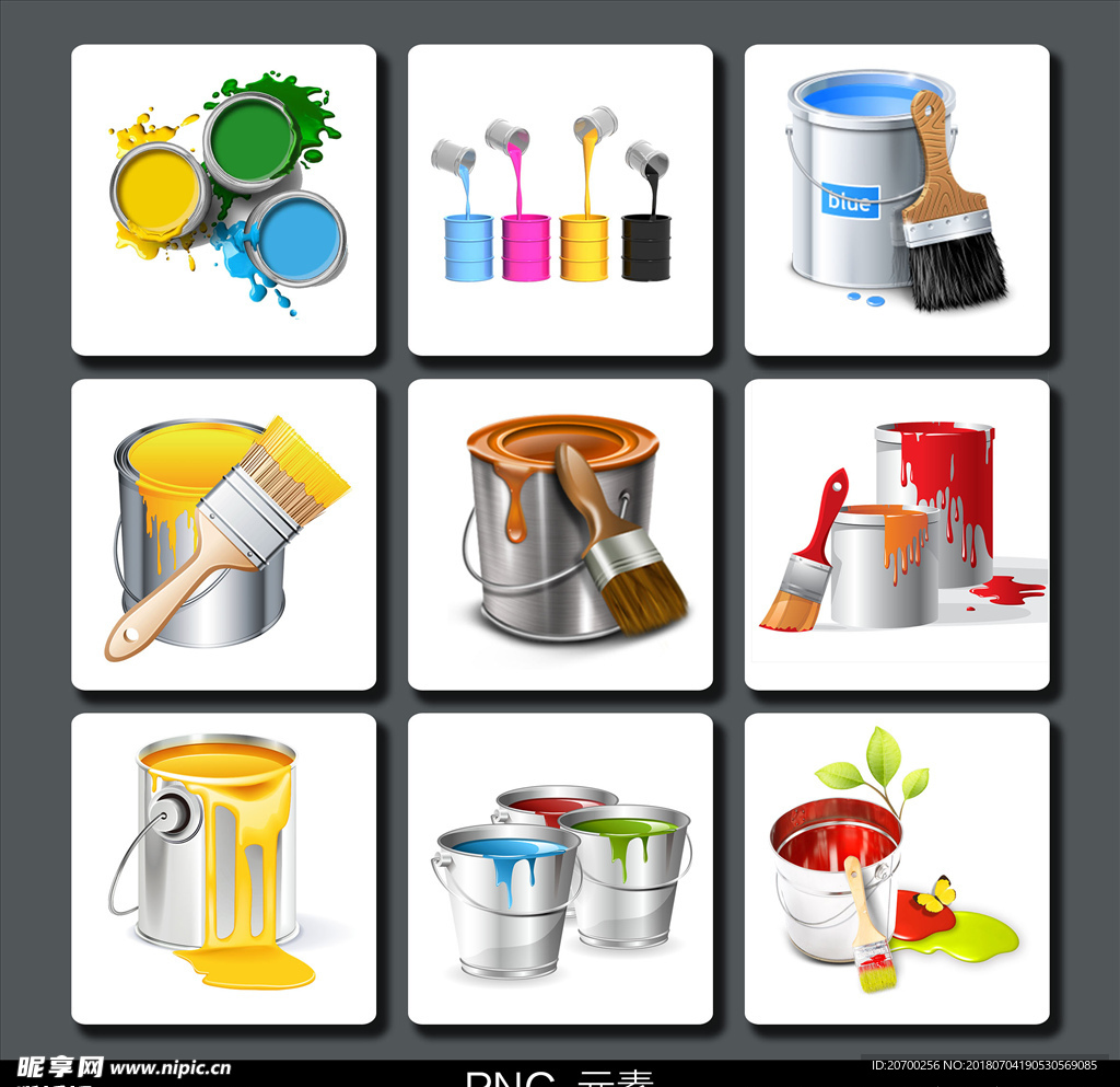 油漆桶图片