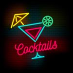 霓虹灯酒杯
