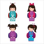和服小女孩