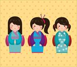 和服小女孩