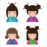 和服小女孩