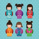 和服小女孩