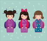 和服小女孩
