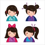 和服小女孩
