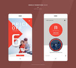 手机app交互界面H5设计图片