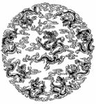古典龙纹 鼎纹 古典花纹 中
