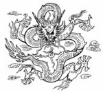 古典龙纹 鼎纹 古典花纹 中国