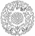 古典龙纹 鼎纹 古典花纹 中国