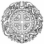 古典龙纹 鼎纹 古典花纹 中国