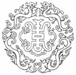 古典龙纹 鼎纹 古典花纹 中国