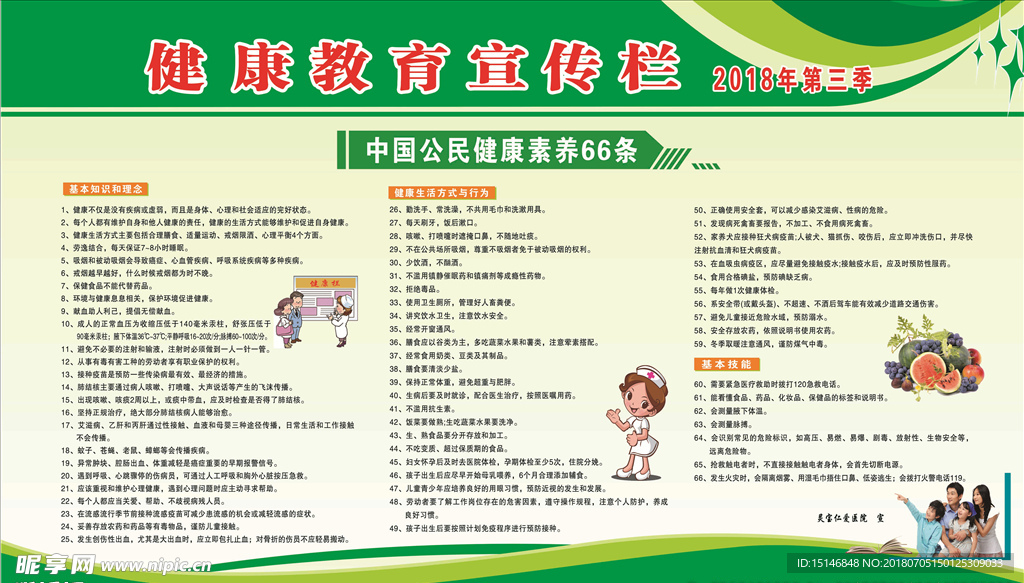 健康教育宣传栏