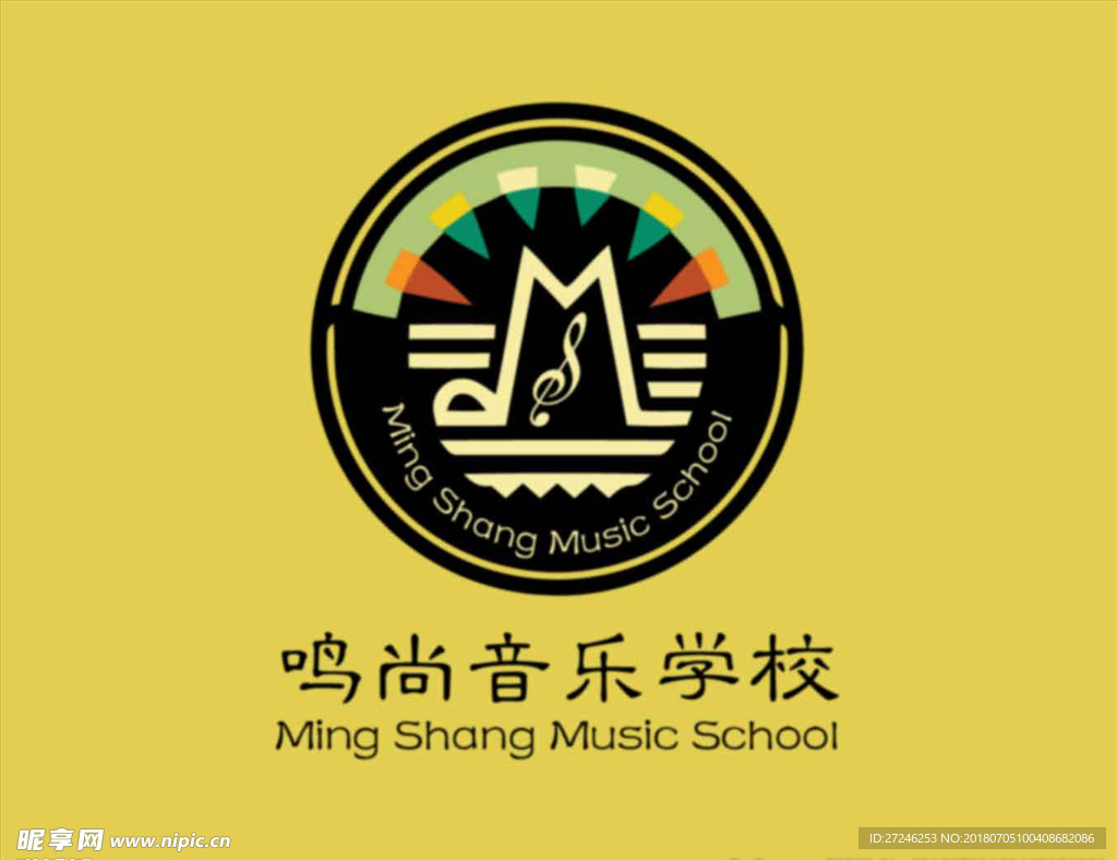 学校logo 音乐