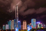 深圳中央商务区夜景