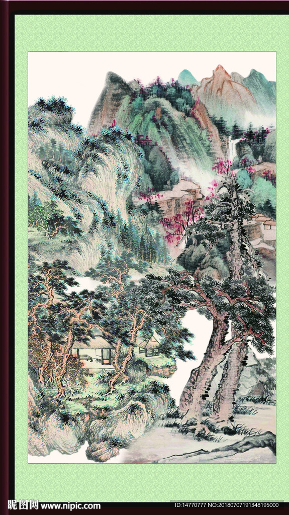 巨幅山水画