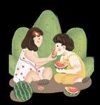 夏季吃西瓜