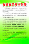 食堂食品安全制度