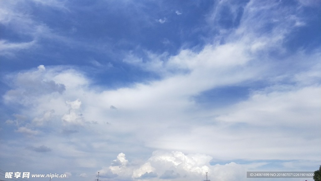 蓝天天空