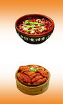 蒸肉粉  香辣拌料
