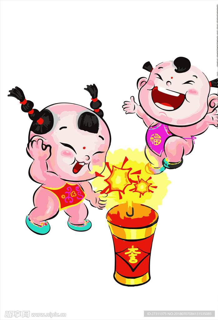 大头娃娃图片