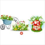 卡通植物图片
