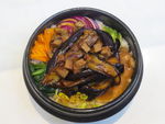 茄子石锅拌饭