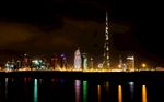 迪拜夜晚建筑景观图片