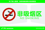 警示语 非吸烟区