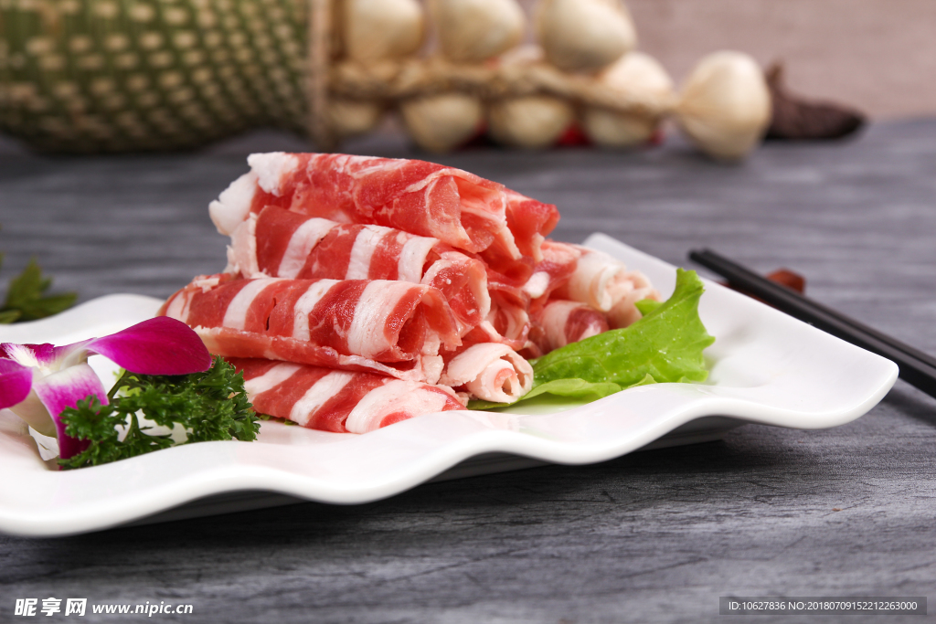 羊肉卷摄影