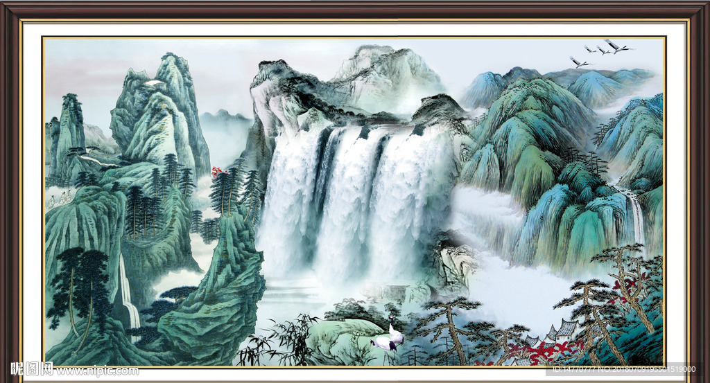 山水国画