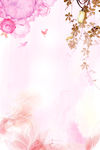 水粉插花海报