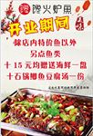 开业酬宾 鱼锅 烤鱼海报