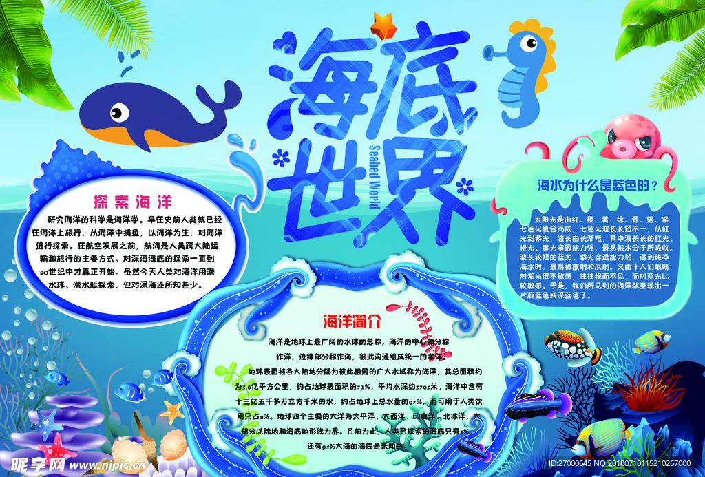 海底世界小报