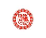 八卦老虎头矢量标志