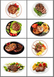 西餐牛排PNG素材
