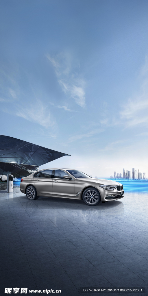 BMW5系插电混合动力-静态竖