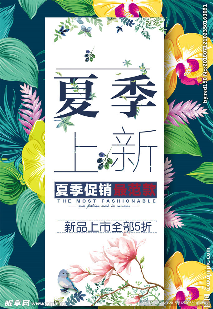 夏季上新海报